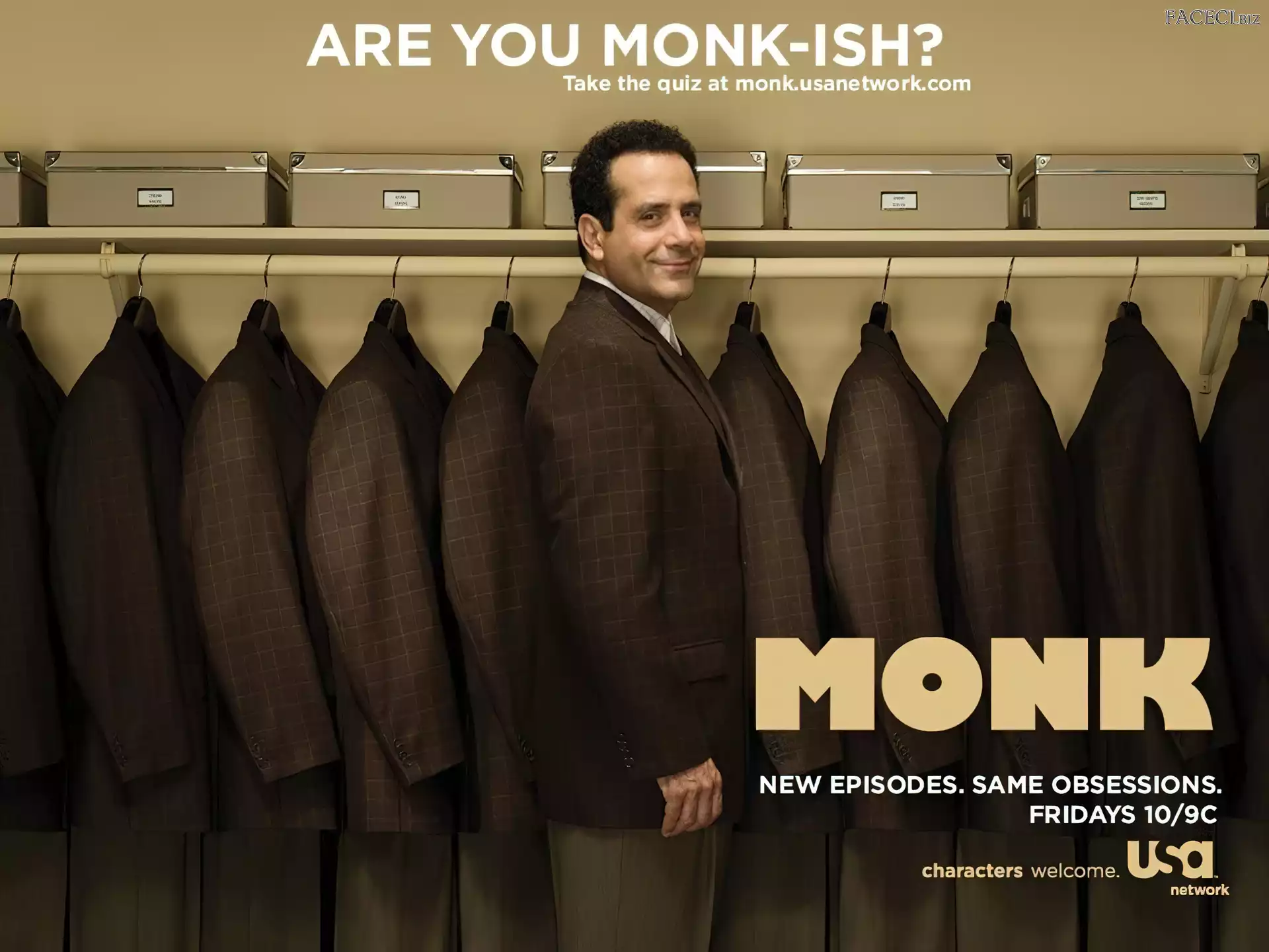 garnitury, Detektyw Monk, Tony Shalhoub
